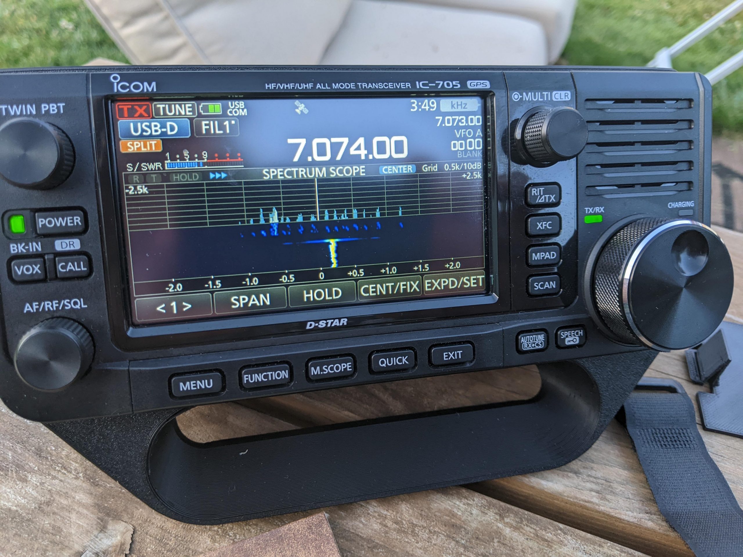 Icom IC 705 IC 905 Radio Protective Shell Cover Shield W Carry Handle 
