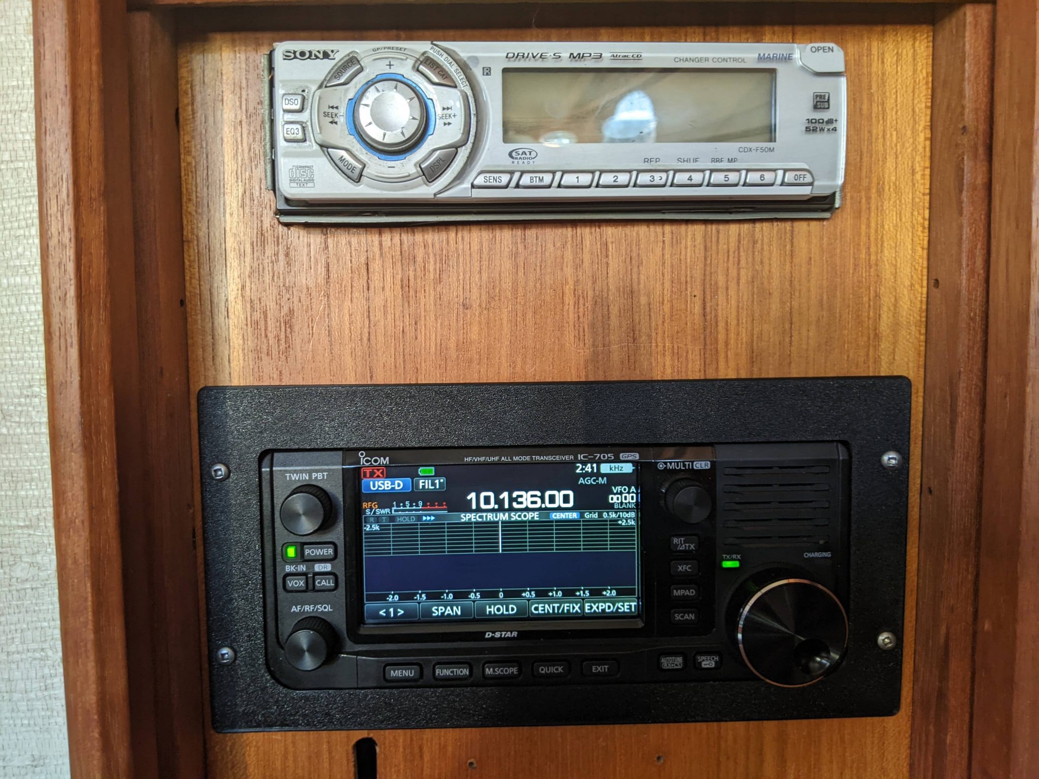 IC705/IC905 Bulkhead Mount/Adapter