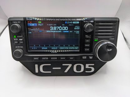 Nifty Angled Desk Stand for Icom IC-705 QRP Radio Transceiver - Image 2