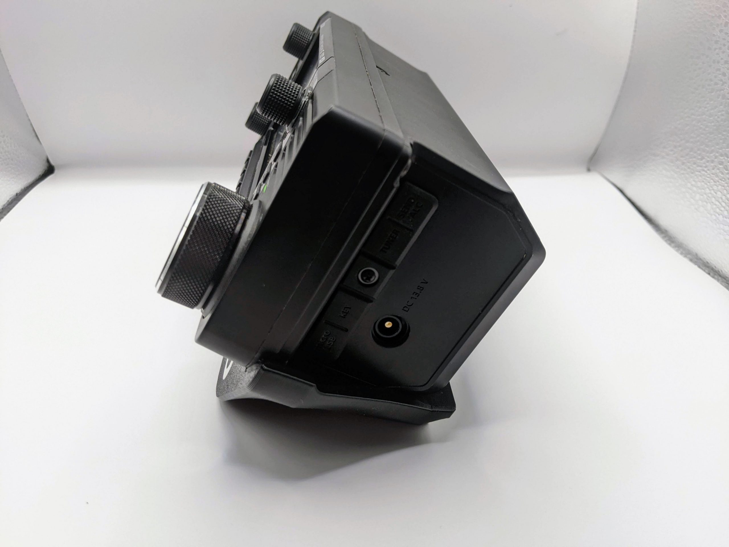 Nifty Angled Desk Stand for Icom IC-705 QRP Radio Transceiver - Image 6